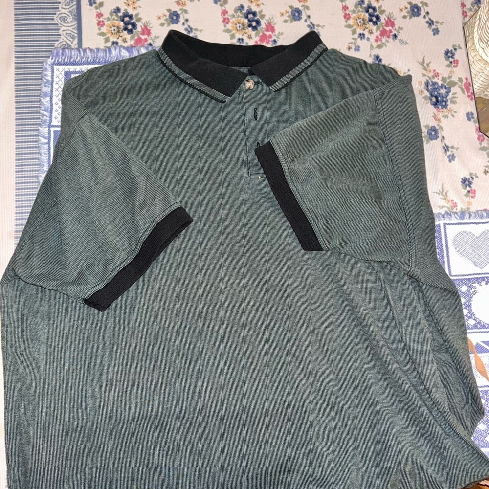 Classic Polo Shirt with Black Trim